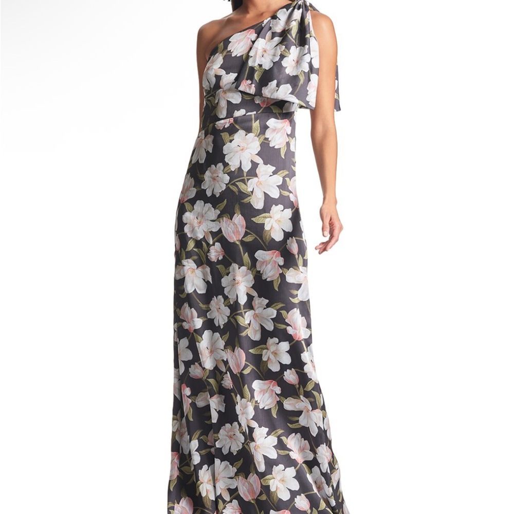 SACHIN AND BABI Chelsea Ebony Gown
